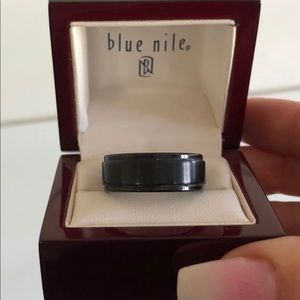 Men’s Black Tungsten Ring
